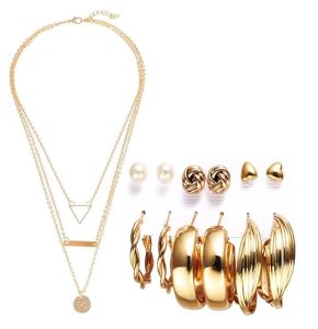 Gold necklace women