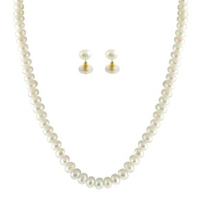 Pearl Necklace Set For Women.