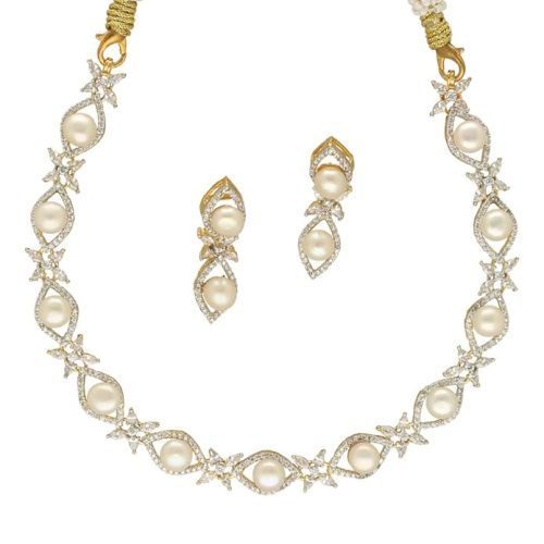 Pearl Necklace Set For Women